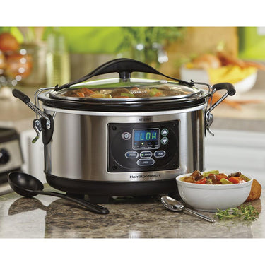 Hamilton Beach 33967 - Set 'n Forget 6-Quart Programmable Slow Cooker