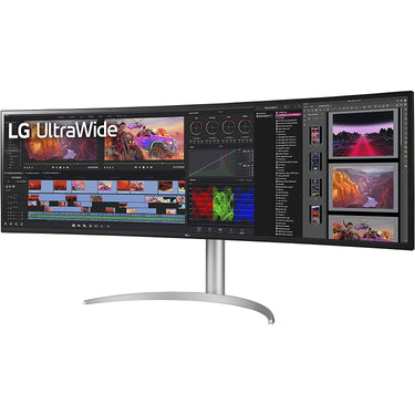 LG 49" 32:9 UltraWide Dual QHD Nano IPS Curved Monitor (49WQ95C-W) - Open Box