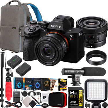 Sony a7R V Full Frame Mirrorless Camera + FE 24mm F2.8 G Lens Kit SEL24F28G Bundle