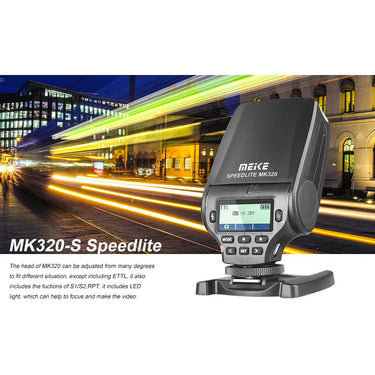 MEIKE TTL Master HSS Flash Speedlite Speedlight for Sony Digital SLR Open Box