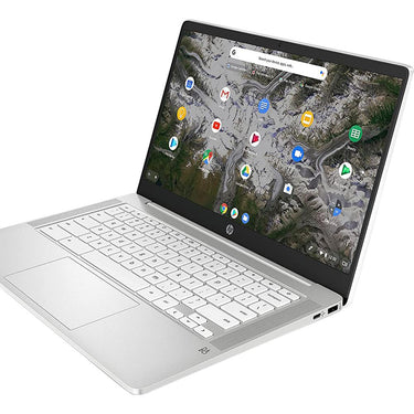 Hewlett Packard 14ANA0240NR 14-inch Touchscreen Laptop in Ceramic White - 60F62UA#ABA - Open Box
