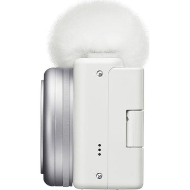 Sony ZV-1F Vlog Camera for Content Creators and Vloggers - White ZV-1F/W - Open Box
