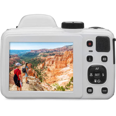 Kodak PIXPRO Astro 20MP Digital Camera 40X Optical Zoom 24mm White + 64GB Card