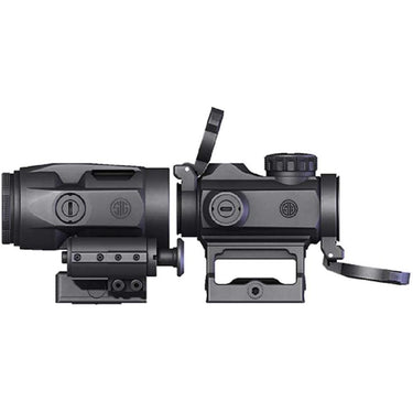 Sig Sauer ROMEO MSR & JULIET3-MICRO Red Dot Sight & Micro 3x Magnifier + Accessories Kit