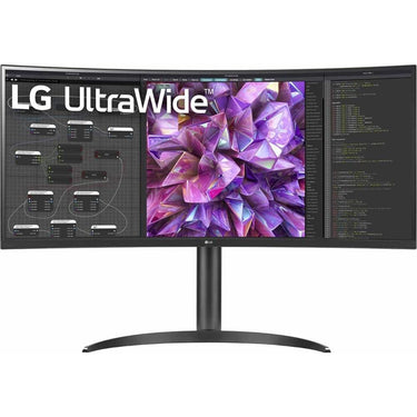 LG 34WQ75C-B 34" Curved UltraWide QHD IPS PC Monitor - Open Box