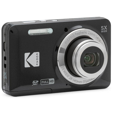 Kodak PIXPRO FZ55 Digital Camera Black with Lexar 64GB Memory Card