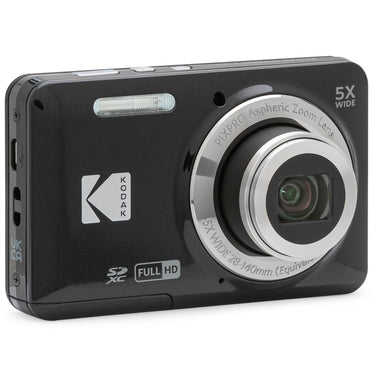 Kodak PIXPRO FZ55 Digital Camera Black with Lexar 64GB Memory Card