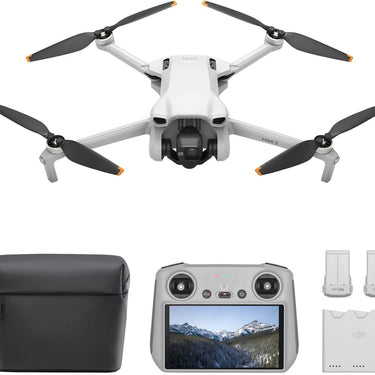 DJI Mini 3 Fly More Combo with RC Remote 4K HDR Portable Drone