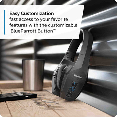 BlueParrott S650-XT 2-in-1 Convertible Bluetooth Noise-Canceling Headset - Open Box