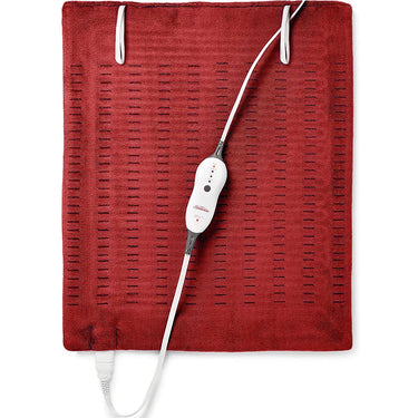 Sunbeam Heating Pad for Back, Neck, and Shoulder 6 Heat Settings, XXL (Garnet)