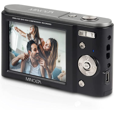 Minolta MND20 44 MP / 2.7K Ultra HD Digital Camera - Black