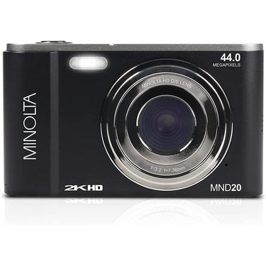 Minolta MND20 44 MP / 2.7K Ultra HD Digital Camera - Black