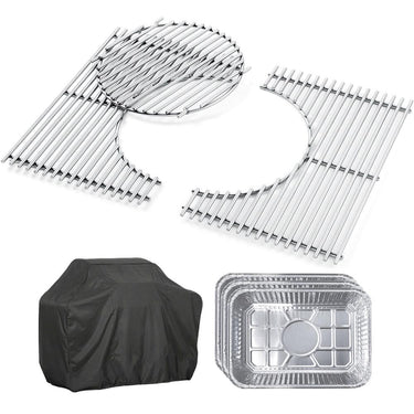 Weber Gourmet Barbeque System Spirit 300 Series Steel Grates + Cover & Drip Pans