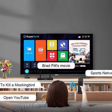 Superbox  Superbox S3 Pro Dual Band Wi-Fi 2.4Ghz 5Ghz Supports 6K Video - Open Box