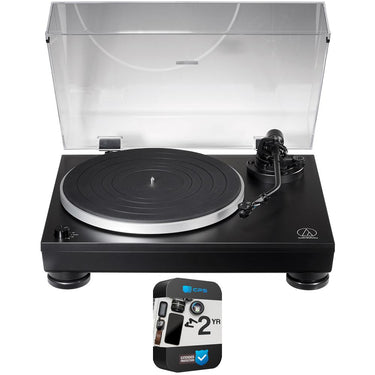 Audio-Technica Fully Manual Direct Drive Turntable J-Shaped with 2 Year Warranty