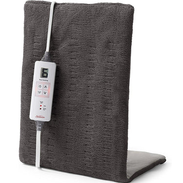 Sunbeam Xpress Heating Pad for Back, Neck, & Shoulder 6 Heat Settings, King (Slate Grey)