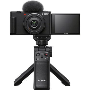 Sony ZV-1F Vlog Camera for Content Creators Vloggers +64GB Card +Camera Case +Battery