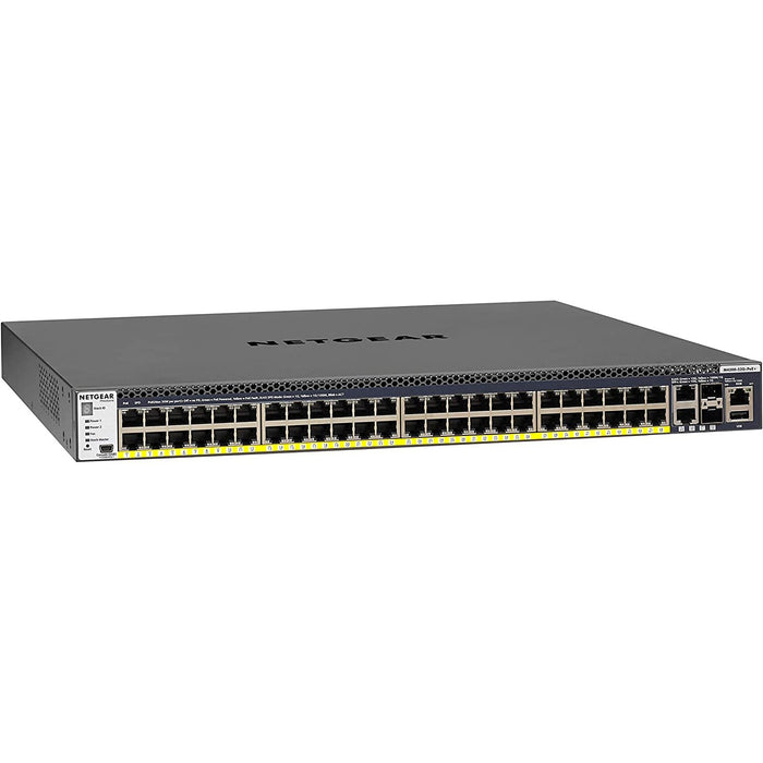 NETGEAR BUSINESS CLASS 48-Port Stackable Managed Switch with 550W PSU - M4300-52G-PoE+