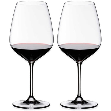 Riedel Heart to Heart Cabernet Sauvignon Glasses Set of 2 + Deluxe Lever Corkscrew