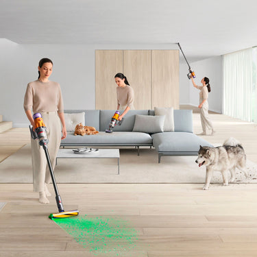 Dyson V12 Detect Slim Cordless Bagless Stick Vacuum (Yellow/Nickel) - Open Box