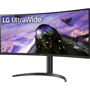 LG 34WP65C-B 34" Curved UltraWide QHD HDR FreeSync Premium Monitor - Open Box