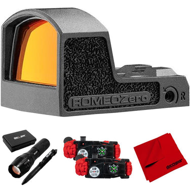 Sig Sauer ROMEOZero Reflex Sight, 6 MOA, Spectracoat Lens w/ Accessories Bundle