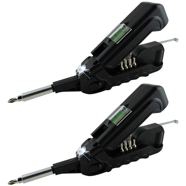 Kelvin The Everyday Multi-Tool with Flashlight Black 2 Pack