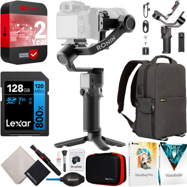 DJI RS 3 Mini Lightweight Ronin Gimbal Stabilizer for Mirrorless &DSLR Camera Bundle