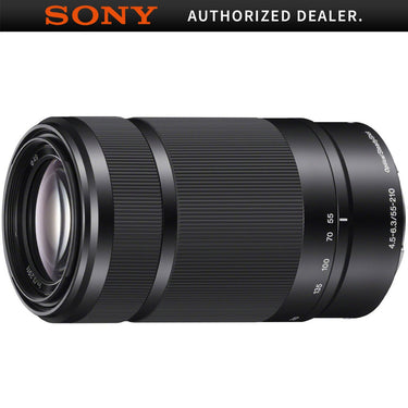 Sony SEL55210 55-210mm Zoom E-Mount Lens, Black (Open Box)