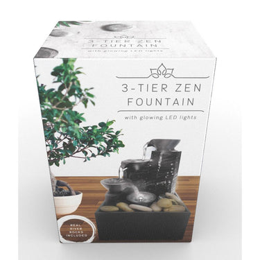 Brilliant Ideas 3 Tier Zen Fountain - BIFT882 - Open Box
