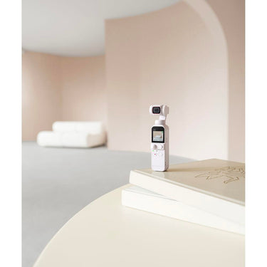 DJI Pocket 2 Handheld 3-Axis Gimbal 4K Camera Exclusive Combo (Sunset White)