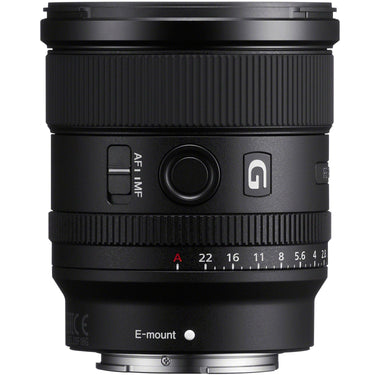Sony FE 20mm F1.8 G Full Frame Large Aperture Ultra Wide Angle G Lens (Open Box)