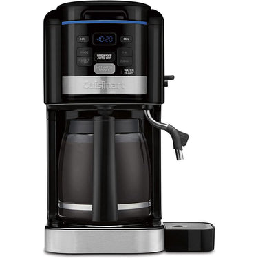 Cuisinart Coffee Plus 12-Cup Coffeemaker & Hot Water System Black+3Year Warranty