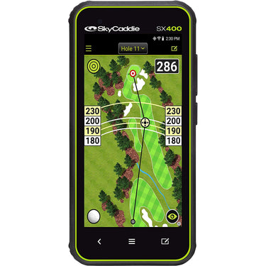 SkyCaddie SX400 Handheld Golf GPS with 4" Touch Display - Black
