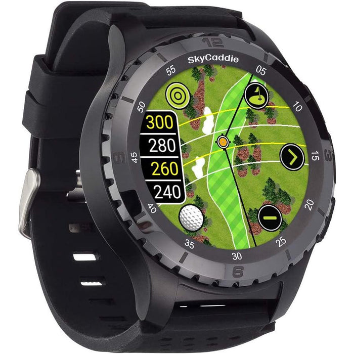 SkyCaddie LX5C Golf GPS Watch with Ceramic Bezel - Black