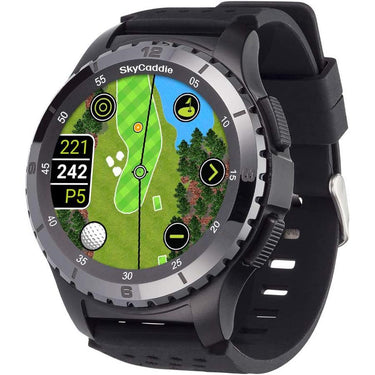 SkyCaddie LX5C Golf GPS Watch with Ceramic Bezel - Black
