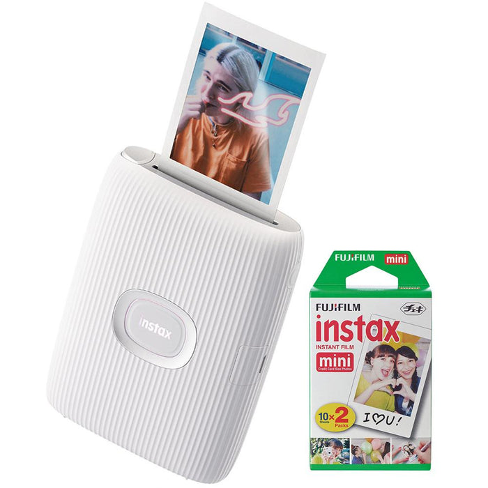 Fujifilm Instax Mini Link 2 Smartphone Printer, Clay White - (16767155) - Open Box