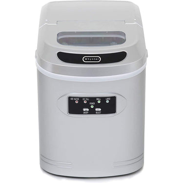 Whynter Compact Ice Maker, 27-Pound, Metallic Silver