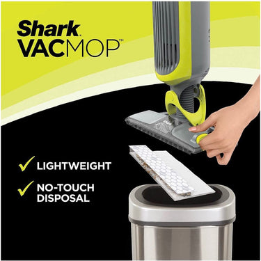 Shark VACMOP VM250 Pro Cordless Hard Floor Vacuum Mop - Gray, Factory Refurbished