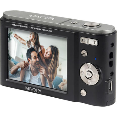 Minolta MND20 44 MP / 2.7K Ultra HD Digital Camera - Black - Open Box