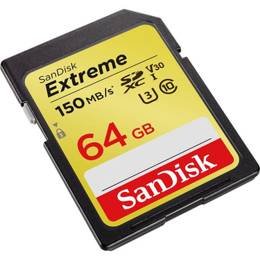 Sandisk Extreme SDXC Memory Card; 64GB; UHS-I (SDSDXV6-064G-ANCIN) - Open Box
