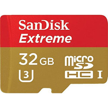 Sandisk SDSQXVF-032G-AN6MA Extreme 32GB microSD UHS-I Card with Adapter - Open Box