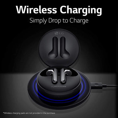 LG TONE Free HBS-FN5W True Wireless Bluetooth Earbuds, Black (HBS-FN5W.ACUSBKI)