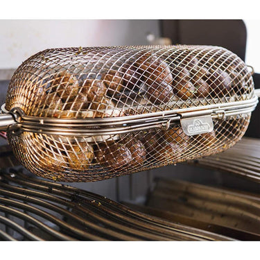 Napoleon Rotisserie Grill Basket Stainless Steel with Duck Fat Spray Cooking Oil