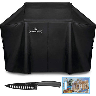 Napoleon PRO 500/Prestige 500 Series Grill Cover with Cutting Board and 6" Knife