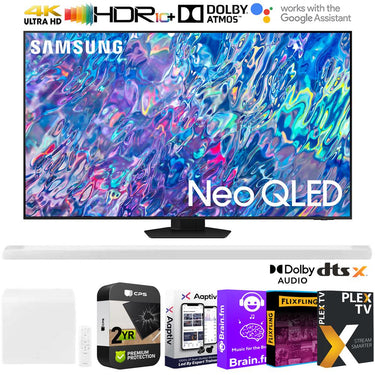 Samsung QN85BA 55" Neo QLED 4K Mini LED Smart TV w/ Soundbar + Warranty Bundle
