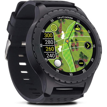 SkyCaddie GPS Golf Watch with Touchscreen Display Black + 2 Year Warranty