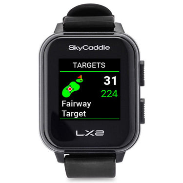 SkyCaddie GPS Golf Watch Black with 2 Year Extended Warranty