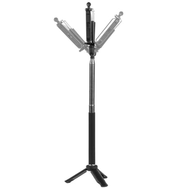 Deco Essentials Telescopic Metal 33" Selfie Stick w/ Tripod and Remote Open Box