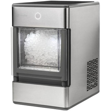 GE Profile Opal Nugget Countertop Ice Maker 24 LBs of Ice Per Day Steel Open Box
